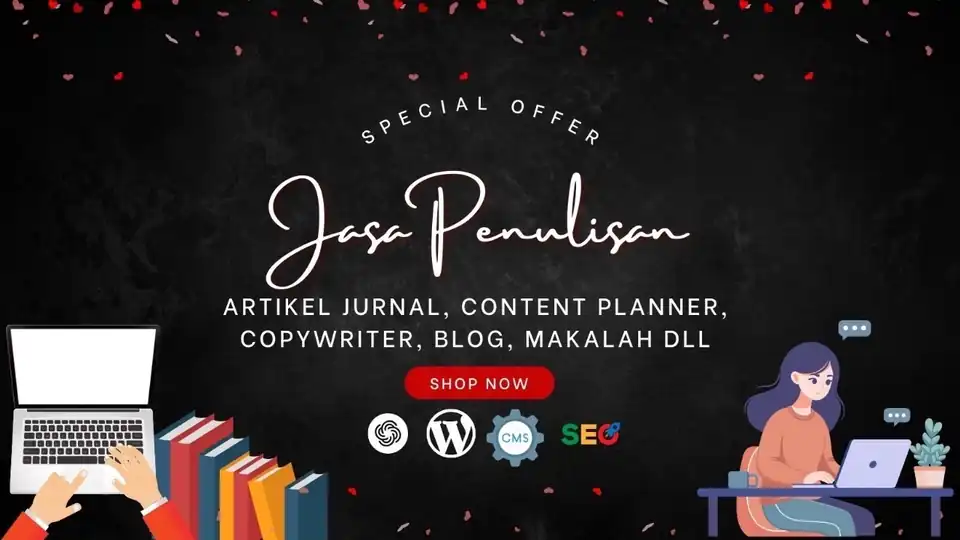 Jasa Penulisan Artikel Kreatif dan Resmi (Blog, Jurnal, Landing Page,dll) - Penulisan Konten, Profesional, Bergaransi