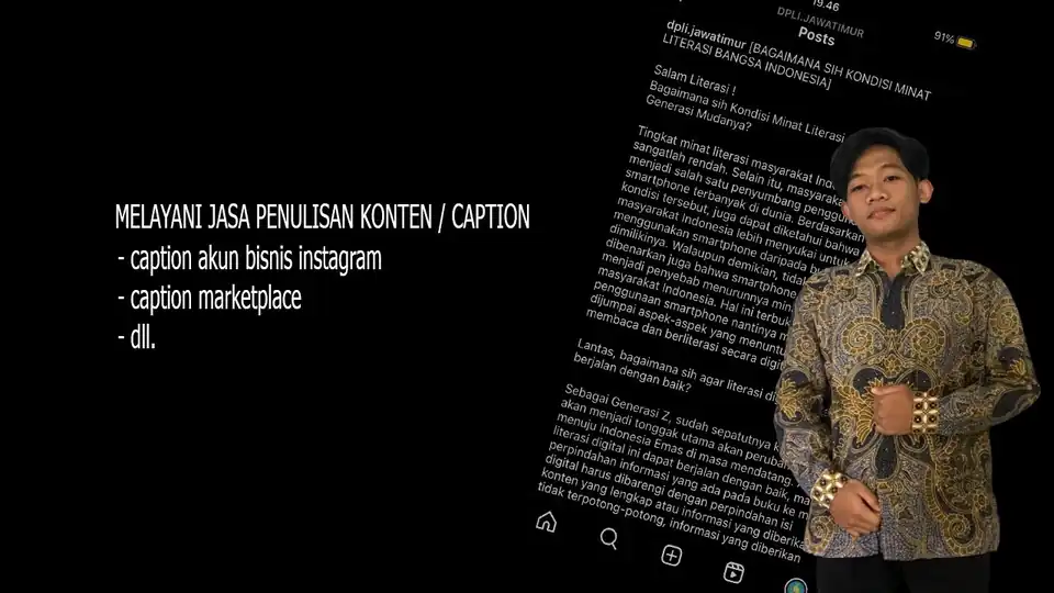 Jasa Penulisan Konten / Content Writer - Penulisan Konten, Profesional, Bergaransi