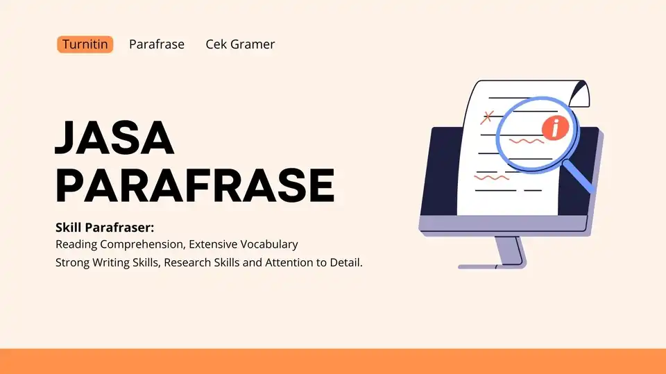 JASA PENURUNAN PLAGIASI / PARAFRASE - Parafrase, Profesional, Bergaransi