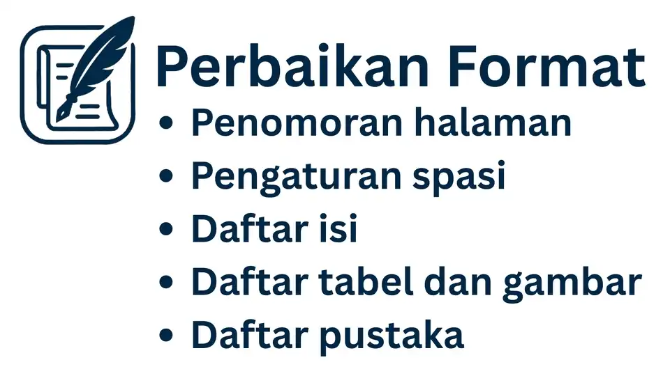 Jasa Perbaikan Format Skripsi/Laporan Praktek - Edit Dokumen, Profesional, Bergaransi