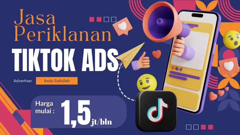 Jasa Periklanan Tiktok Ads - Iklan Tiktok, Profesional, Bergaransi