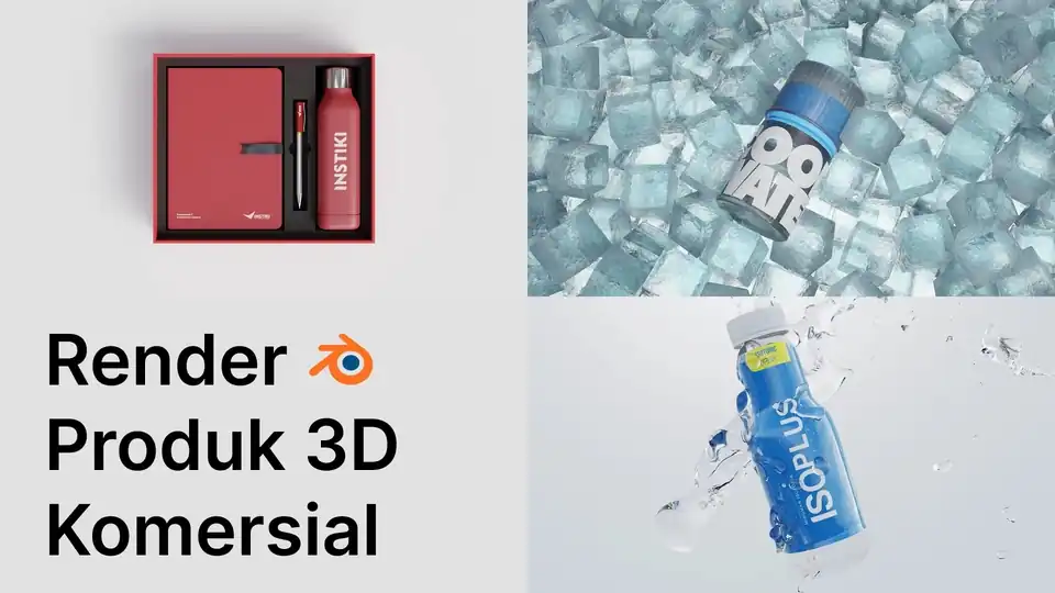Jasa Render Produk 3D Komersial Realistis untuk Kebutuhan Bisnis Anda - 3D Rendering, Profesional, Bergaransi