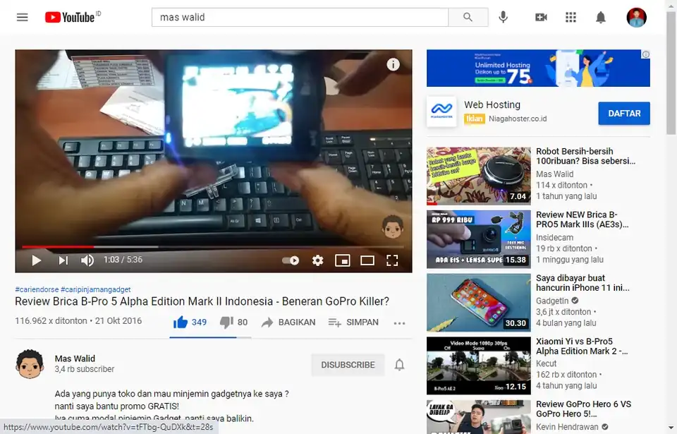 Jasa Review / Endorse Gawai (Gadget), Barang Elektronik di Video Youtube - Youtuber/ Video, Profesional, Bergaransi