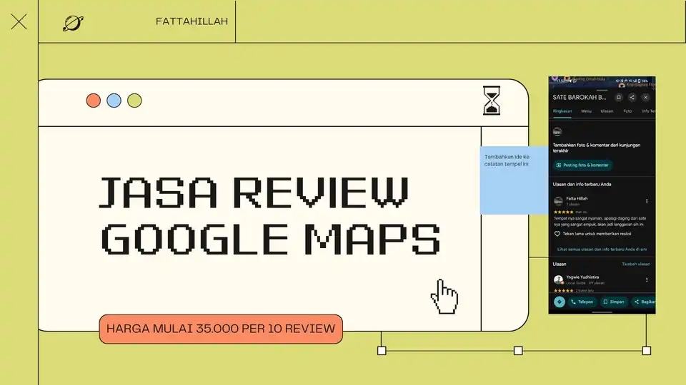 JASA REVIEW GOOGLE MAPS DAN RATING BINTANG 5. - Google Maps, Profesional, Bergaransi