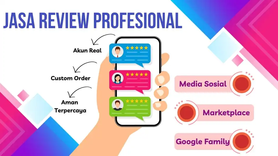 Jasa Review Profesional untuk Media Sosial, Marketplace, dan Google Family - Memberi Review, Profesional, Bergaransi