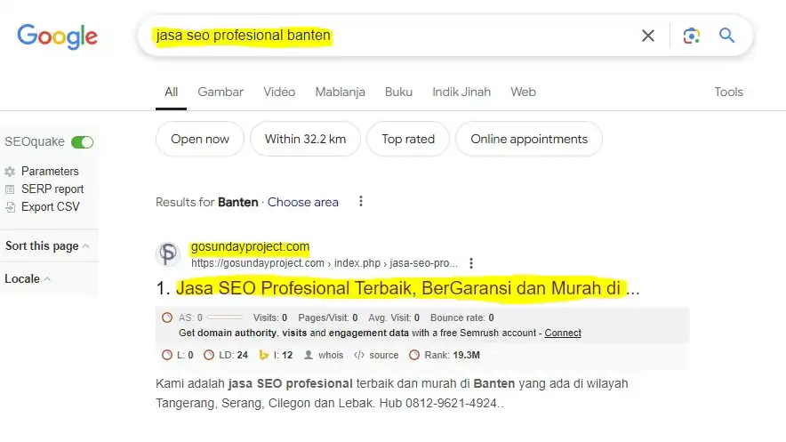 Jasa SEO Website Garansi Page 1 Google - Search Engine Optimization (SEO), Profesional, Bergaransi
