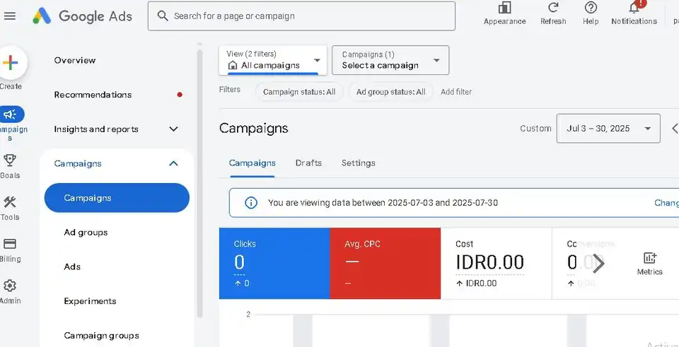 Jasa Setting iklan Instagram, Facebook, iklan Google, Meta Ads, Google ads - Pemasaran, Profesional, Bergaransi