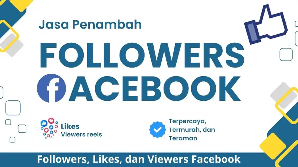 Jasa tambah followers, like, dan juga view Facebook - Tambah Followers, Profesional, Bergaransi