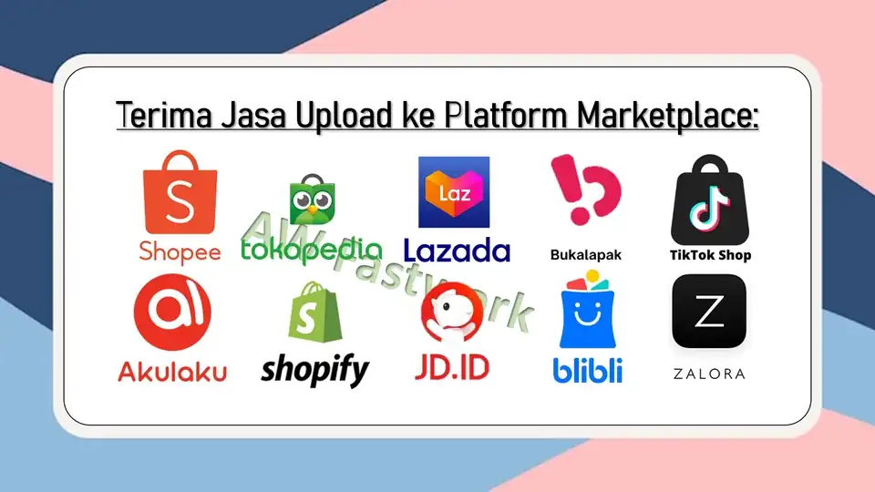 Jasa Upload Produk Marketplace dan Edit Foto Dengan Rapi & Cepat - Update Produk Toko Online, Profesional, Bergaransi