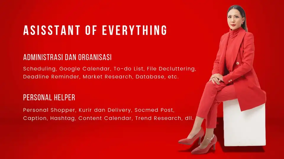 Jasa Virtual Assistant & Personal Helper – Layanan Pribadi & Administratif di Indonesia - Sekretaris, Profesional, Berga
