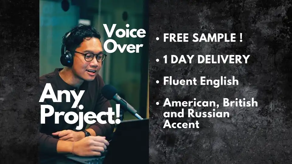 Jasa Voice Over/Dubbing Pria Indonesia - Inggris - Sulih suara (dubbing, looping), Profesional, Bergaransi