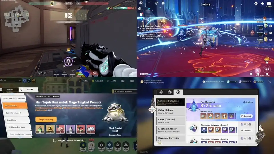 Jasa Joki All Game - Honkai Star Rail, Genshin Impact, Black Clover M, Valorant, Mobile Legends, dll - Gaming, Profesion