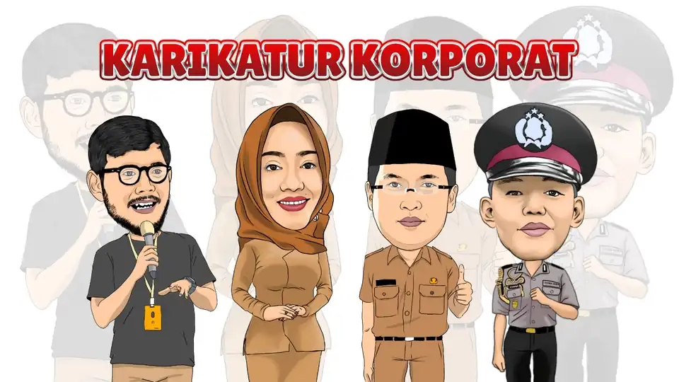 Jasa Karikatur Murah Berkualitas - Karikatur, Profesional, Bergaransi