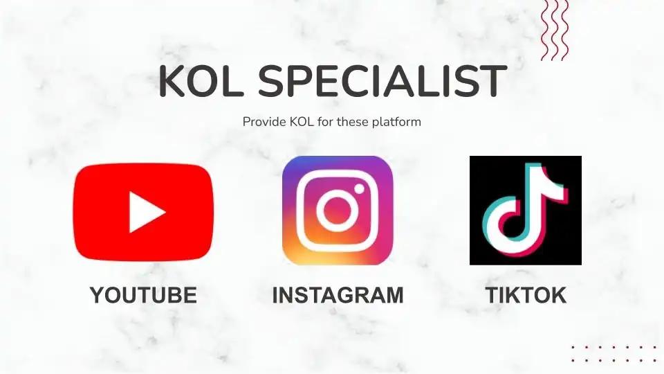 Jasa KOL Specialist { Listing all Creator - Brief KOL - Nego RateCard - Dealing } - Pemasaran KOL, Profesional, Bergaran