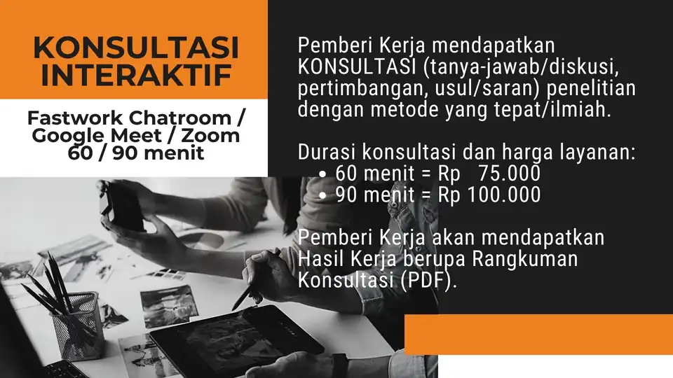 Jasa Konsultasi Penelitian & Skripsi/Tesis (Komunikasi, Manajemen, Politik, Sosiologi, ilmu sosial lain) - Jasa Lainnya,