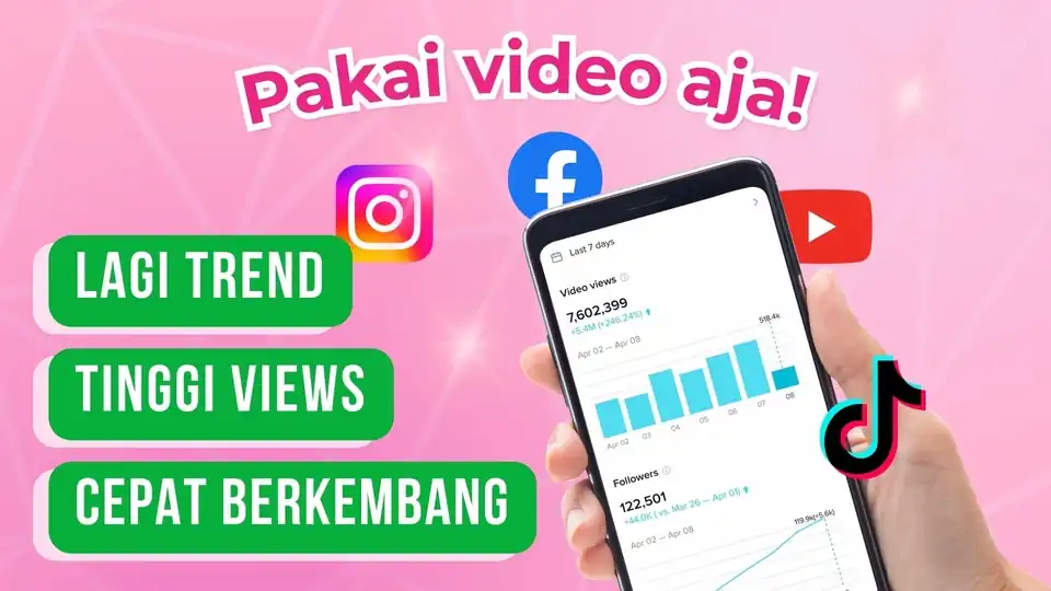 Jasa Konten Video TikTok, Instagram Reel, YouTube Short, dan Konten Iklan - Digital Marketing, Profesional, Bergaransi