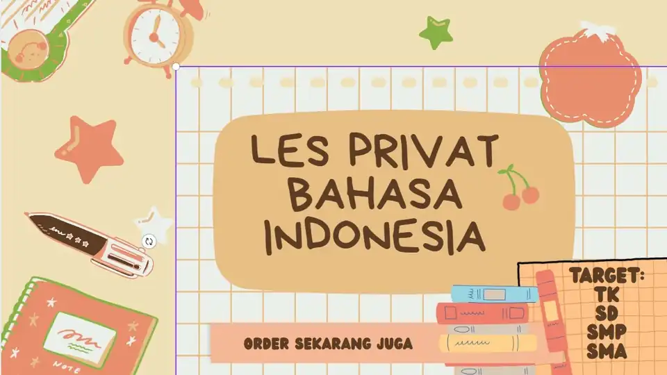 Jasa LES PRIVAT BAHASA INDONESIA - Kursus Bahasa, Profesional, Bergaransi