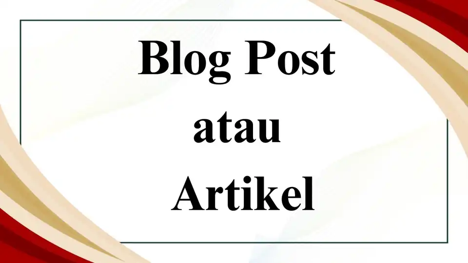 Jasa Membuat Blog Post atau Artikel Blog - Blogger, Profesional, Bergaransi