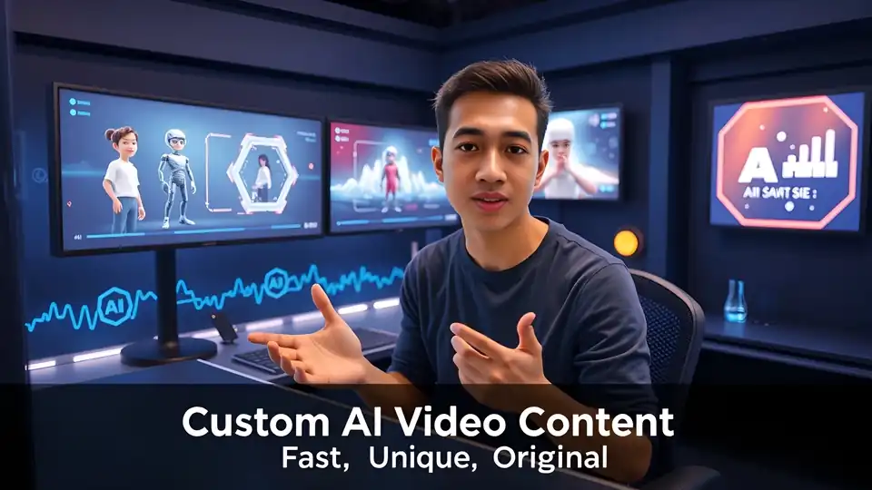 Jasa Membuat Konten AI Video Entertainment Marketing Branding and Social Media - Video AI, Profesional, Bergaransi