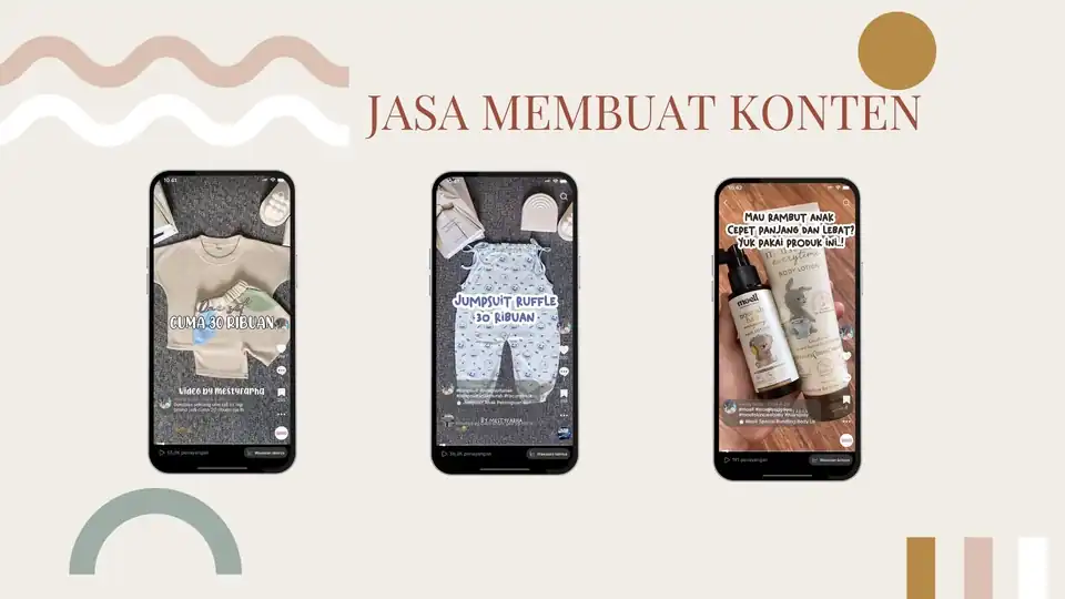 Jasa Membuat Konten sosial media Instagram / Tiktok (Content Creator) - Content Creator, Profesional, Bergaransi