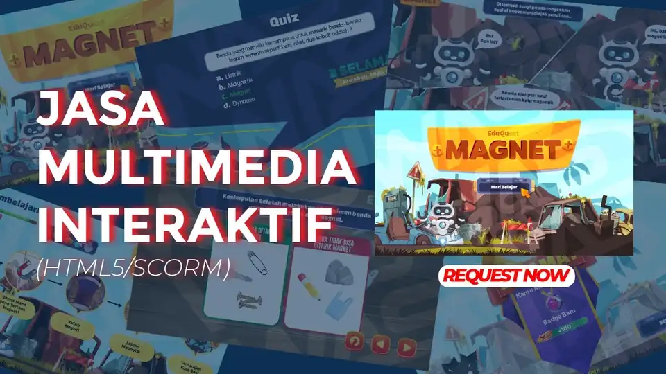 Jasa Multimedia Interaktif (HTML5/SCORM) - Jasa Lainnya, Profesional, Bergaransi