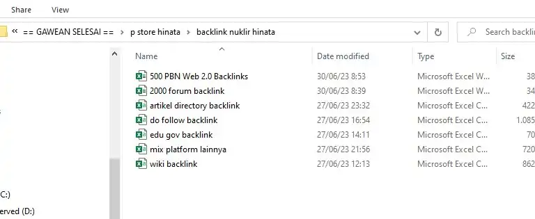 Jasa MURAH , Powerfull : BACKLINK NUKLIR - PAKET BACKLINK KOMPLET untuk PAGE ONE Google - Search Engine Optimization (SE