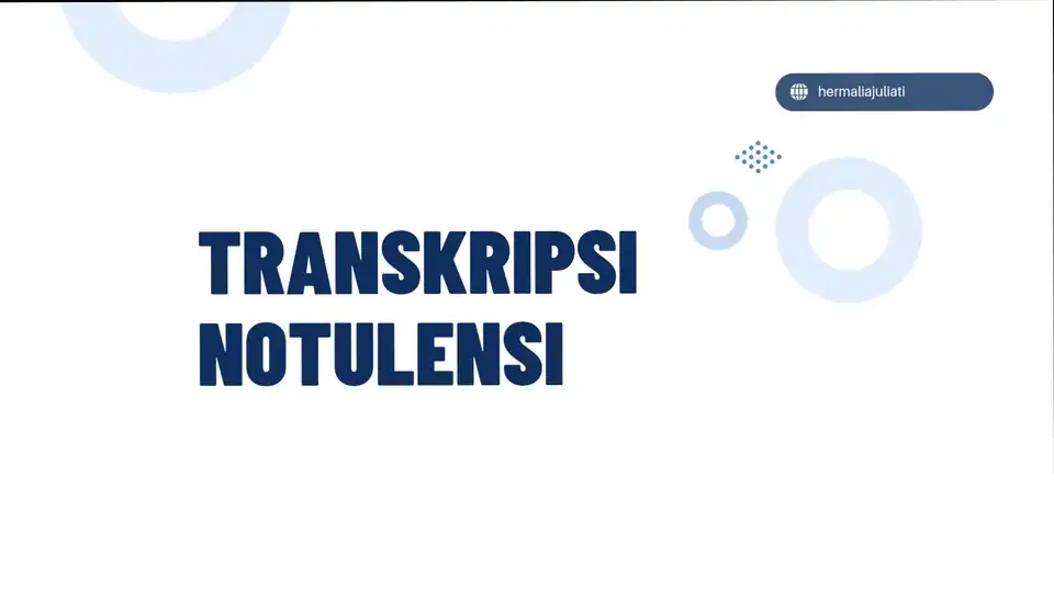 Jasa Notulensi webinar - Transkripsi, Profesional, Bergaransi