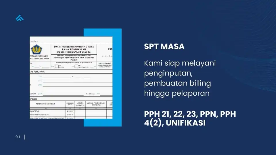Jasa PAKET SPT MASA LENGKAP DENGAN LAPORAN KEUANGAN - Akuntansi dan Keuangan, Profesional, Bergaransi