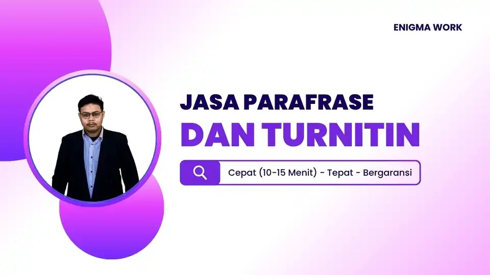 Jasa Parafrase dan Cek Turnitin - Parafrase, Profesional, Bergaransi