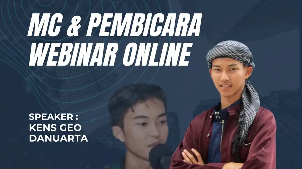 Jasa Pembicara, MC, Host profesional untuk webinar online maupun offline - Master of Ceremony, Profesional, Bergaransi