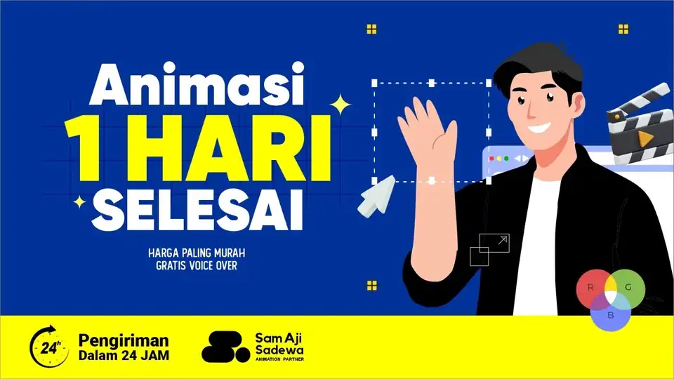 Jasa Pembuatan Animasi 1 Hari Selesai - 3D & Animasi, Profesional, Bergaransi