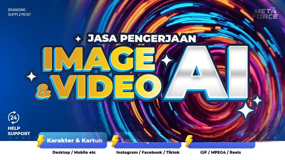 Jasa Pembuatan Image & Video AI - Foto AI, Profesional, Bergaransi