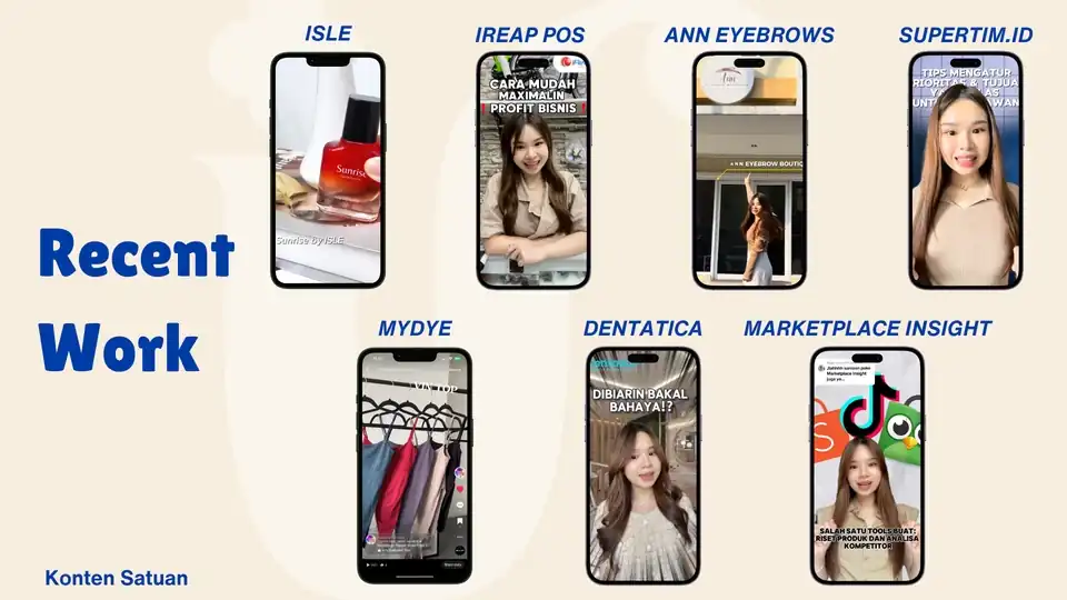 Jasa Pembuatan Konten Video Reels, Tiktok & Ads - Content Creator, Profesional, Bergaransi