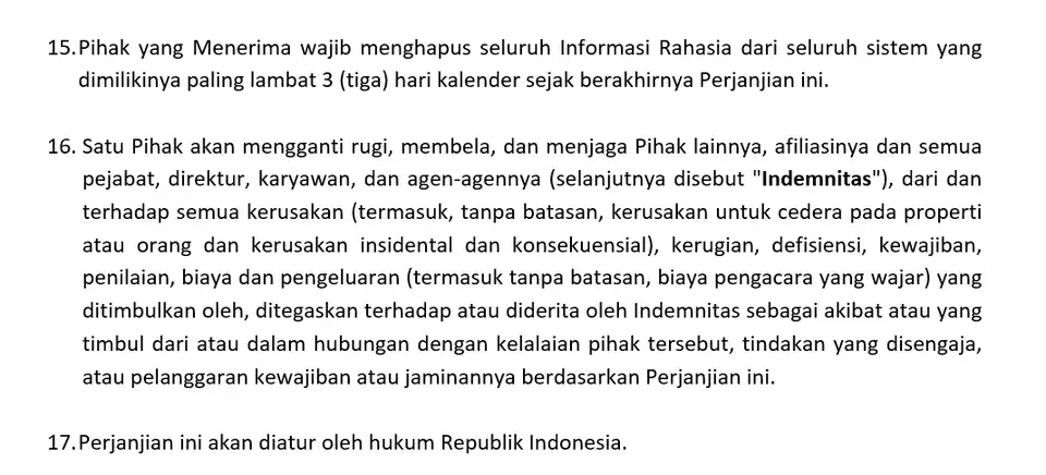 Jasa Pembuatan Perjanjian/Terms and Condition serta Privacy Policy Website atau Aplikasi - Hukum, Profesional, Bergarans