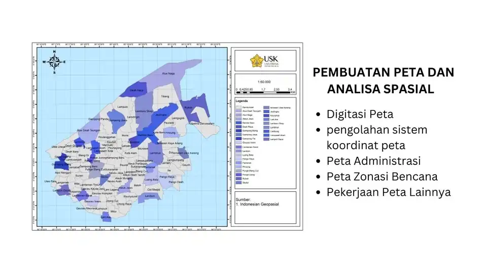 Jasa Pembuatan Peta ArcGis - Peta GIS, Profesional, Bergaransi