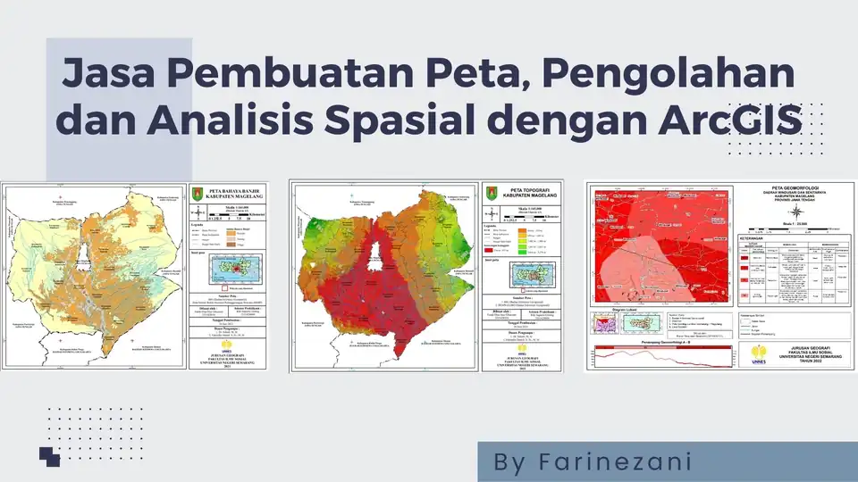 Jasa Pembuatan Peta, Pengolahan dan Analisis Data Spasial dengan ArcGIS - Peta GIS, Profesional, Bergaransi