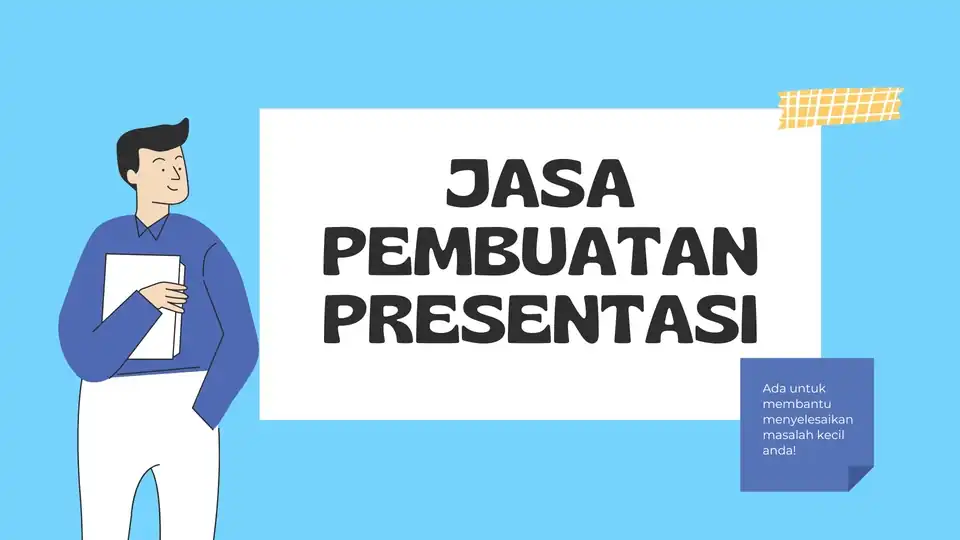 Jasa Pembuatan Presentasi Pelajar - Presentasi, Profesional, Bergaransi