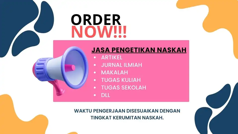 Jasa Pengetikan Naskah - Pengetikan Umum, Profesional, Bergaransi