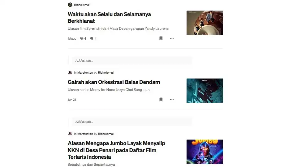 Jasa Penulis Blog Film - Blogger, Profesional, Bergaransi