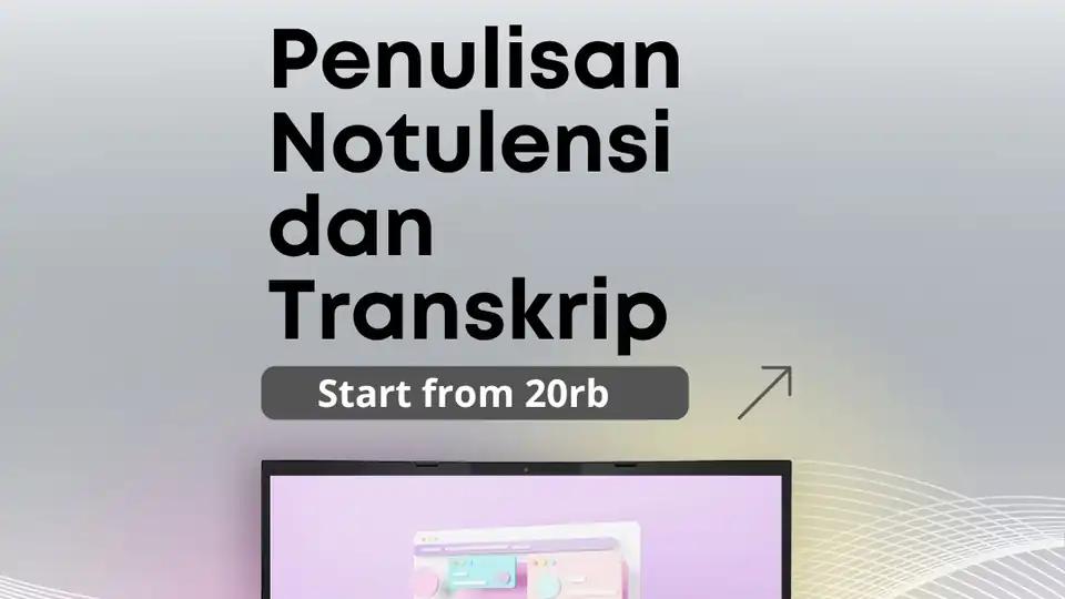 Jasa Penulisan Notulensi dan Transkrip - Transkripsi, Profesional, Bergaransi