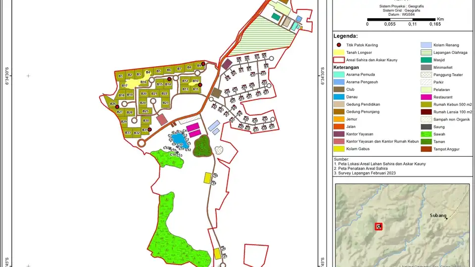 Jasa Peta Site Plan - Peta GIS, Profesional, Bergaransi