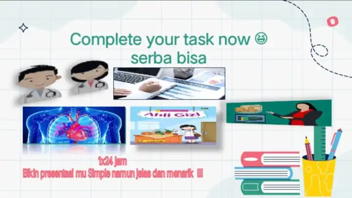 Jasa POWER POINT SMP,SMA,KULIAH 1X24 JAM JADI - Presentasi, Profesional, Bergaransi
