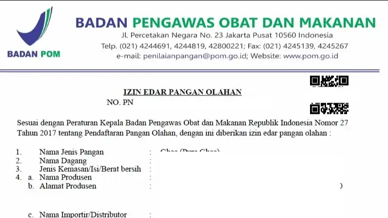 Jasa Registrasi BPOM MD dan ML - Daftar BPOM, Profesional, Bergaransi