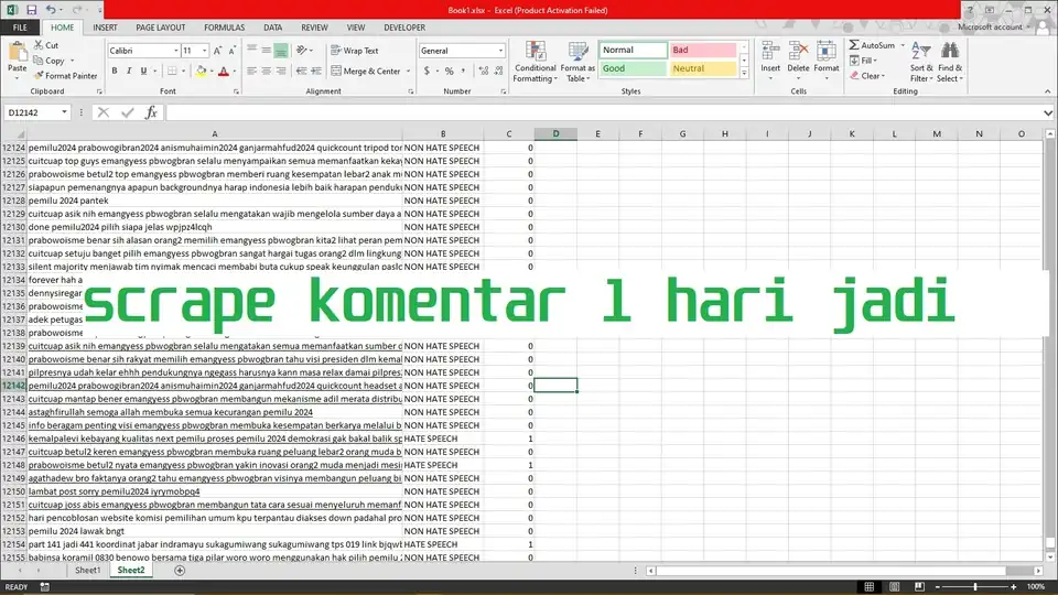 Jasa Scrape Status Twitter - Aplikasi Desktop, Profesional, Bergaransi