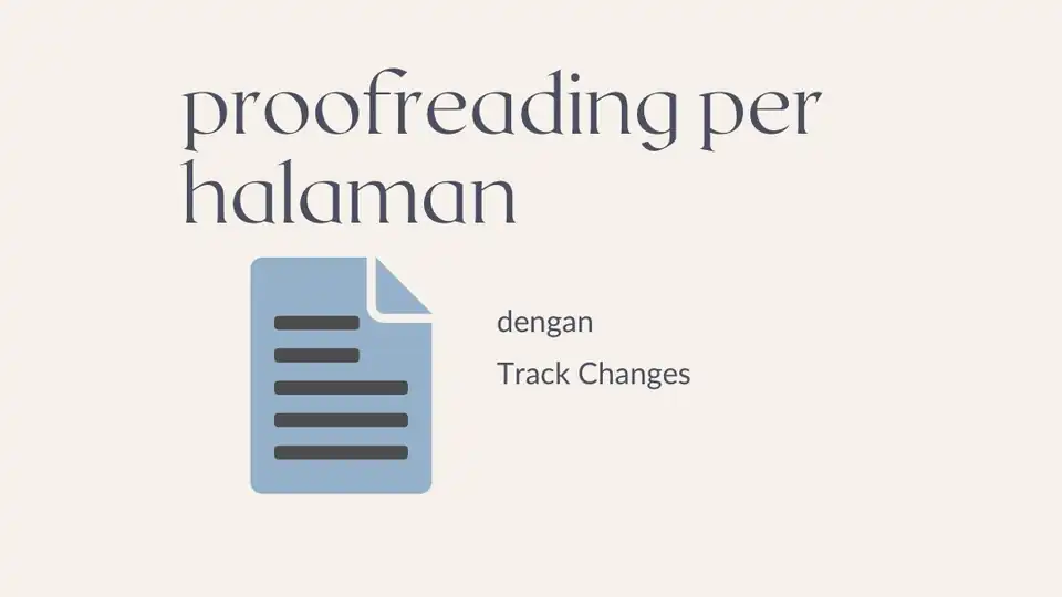 Jasa Siap Melakukan Proofreading - Proofreading, Profesional, Bergaransi