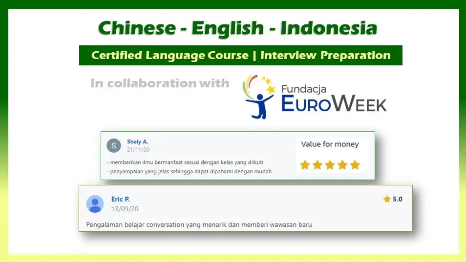 Jasa Simulasi Interview - Kursus Mandarin Inggris Spanyol - Kursus Online, Profesional, Bergaransi