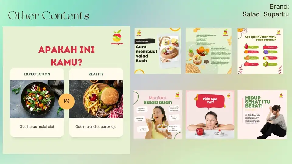 Jasa Social Media Management Instagram Feed Design - Digital Marketing, Profesional, Bergaransi