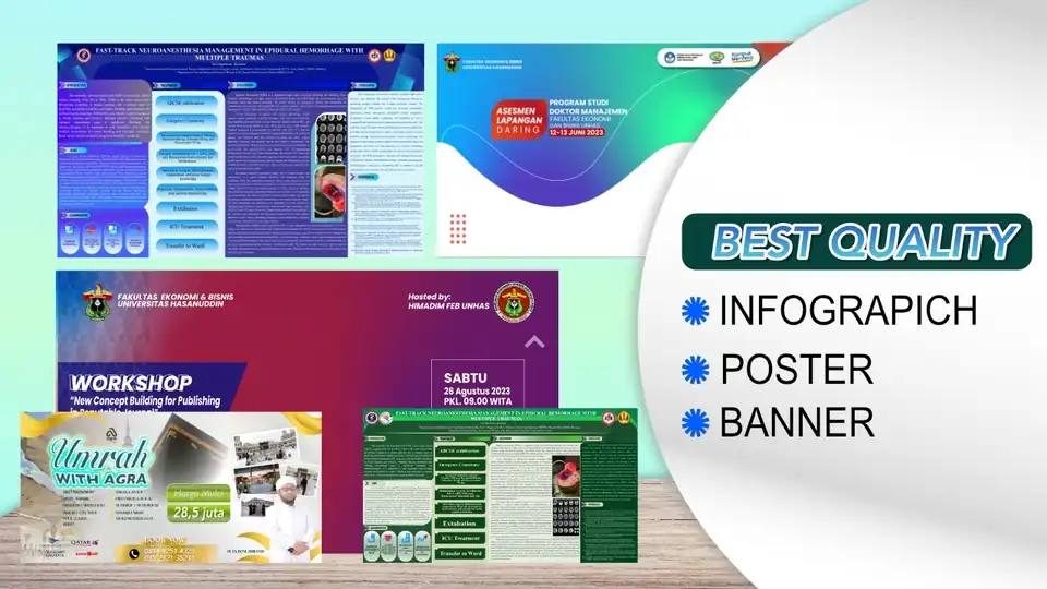 Jasa Solusi Desain Profesional: Infografis, Flyer, dan Poster untuk Promosi Efektif - Infografis, Profesional, Bergarans