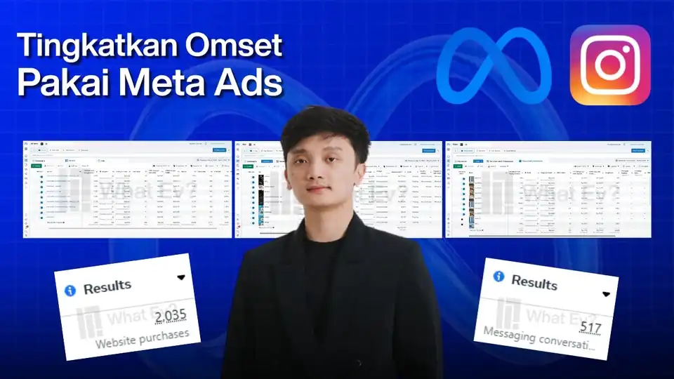 Jasa STRATEGI & CAMPAIGN FACEBOOK ADS & INSTAGRAM ADS (FREE 1 MATERI ADS) - Digital Marketing, Profesional, Bergaransi