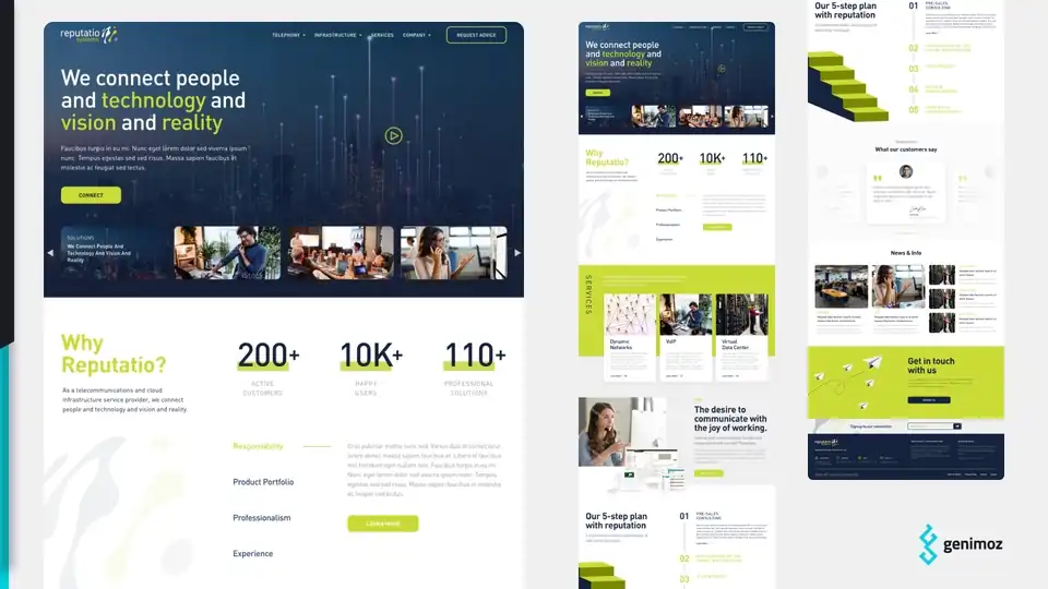 Jasa Stunnning, Clean and Professional Website / Landing Page Design - Desain Web, Profesional, Bergaransi